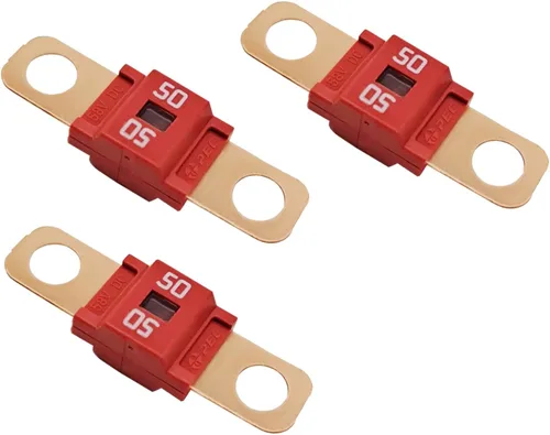 Vista 9 de Fusible AMI/Midi de 3 piezas, 100 amperios de alta corriente, atornillado, universal para automóviles, camiones, vehículos de construcción