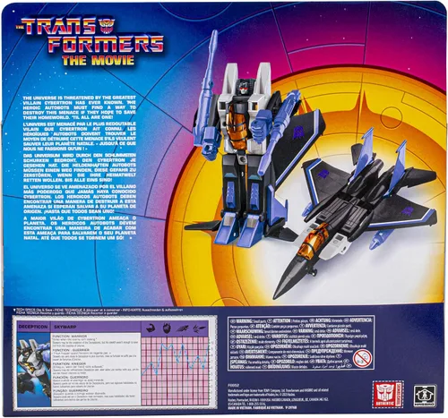 Vista 5 de Transformers The Movie Retro Skywarp Figura de acción