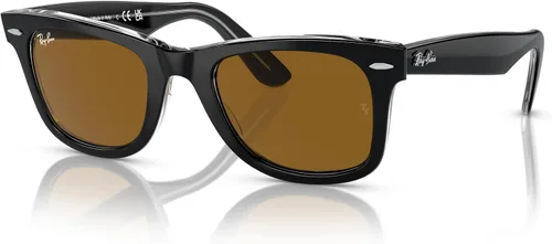 Vista 86 de Ray-Ban Rb2140f Gafas de sol cuadradas originales Wayfarer Low Bridge Fit