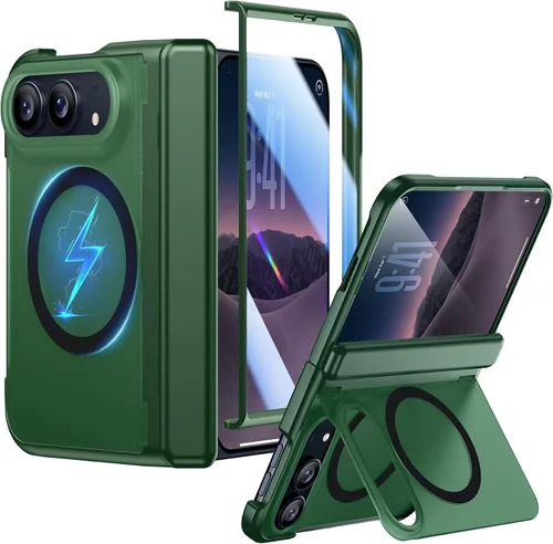 Vista 13 de MOZOTER Funda magnética para iPhone 17 Pro / iPhone 18 Pro, color negro