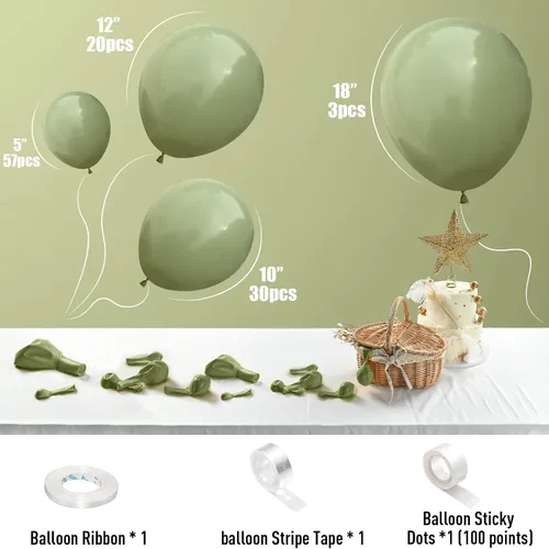 Vista 312 de Globos negros