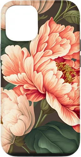 Vista 28 de Vintage Peony Inspired Flower Plant Lover Funny Gardening Case for iPhone 17