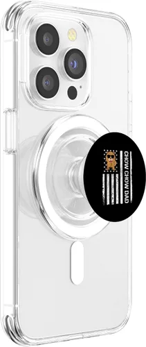 Vista 3 de Chow Chow Dad Funny American USA Flag Chow Chow Dog Lover PopSockets MagSafe PopGrip for iPhone