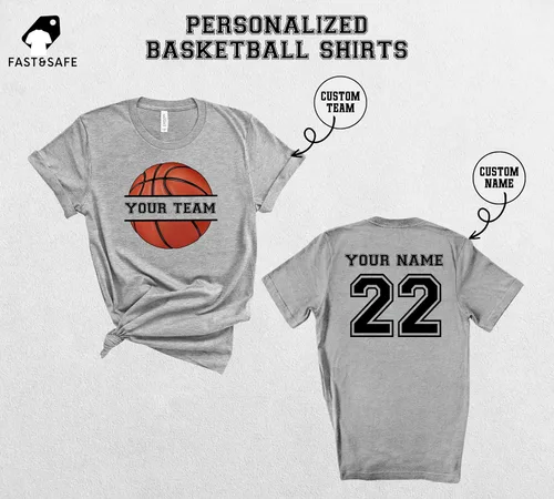 Vista 7 de Personalized Handmade Personalized Basketball Shirt, Custom Basketball Shirt, Basketball Mom Tee, Basketball Team Shirt, Basketball Shirt, School