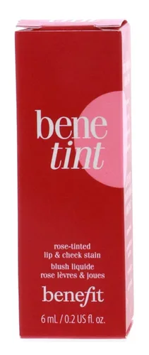 Vista 5 de Benefit Bene Tint Tinte de labios y mejillas teñido de rosa, 0.2 onzas líquidas