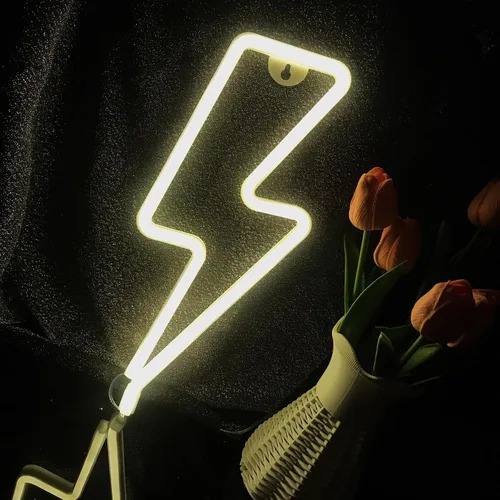 Vista 117 de Letrero de neón de amor para dormitorio, USB o batería, luz de neón para pared, luz de neón LED como letreros de pared de neón para niñas, letrero