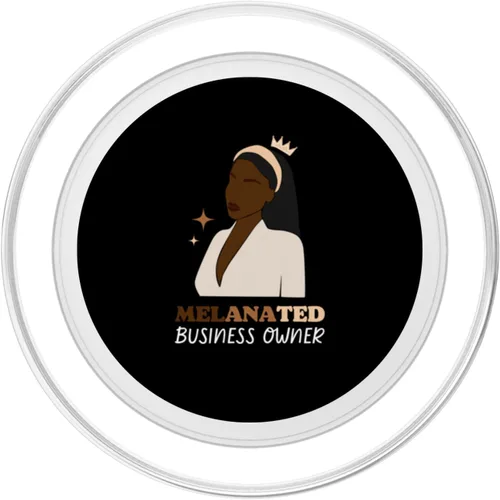 Vista 2 de Melanated Business Owner Black Woman Pride African American PopSockets MagSafe PopGrip para iPhone
