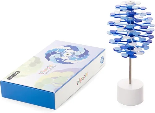 Vista 15 de Mini Lollipopter ARTE PARA JUGAR Twist to Transform Motion, Fibonacci Golden Ratio Design by John Edmark, Stress Relief for Office & Home, Fun Gift