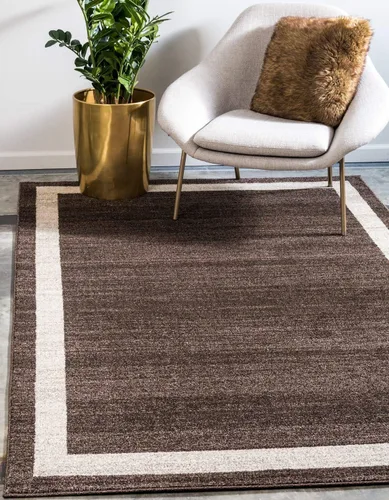 Vista 10 de Alfombra Unique Loom colección Del Mar - Maria (2,16 m x 3,05 m, Rectangular, Azul marino/ Marfil)