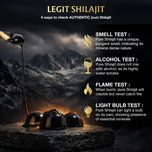 Vista 8 de HANDPICK, Gomitas Shilajit puras del Himalaya (60 gomitas) Alta potencia para hombres y mujeres Minerales esenciales de traza, 75% más de ácido