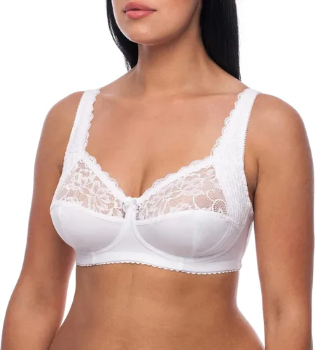 Vista 12 de Sujetadores para mujer, sin varillas, sin varillas, cobertura completa, talla grande, minimizador Negro