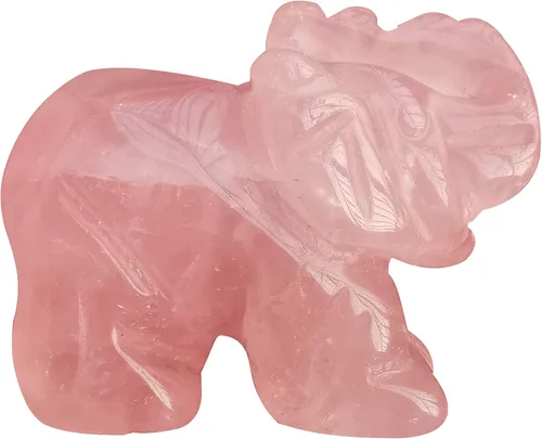 Vista 11 de Estatua de cristal de elefante tallada a mano, escultura de animal guardián de oficina en casa, decoración de 1.5 pulgadas, obsidiana negra