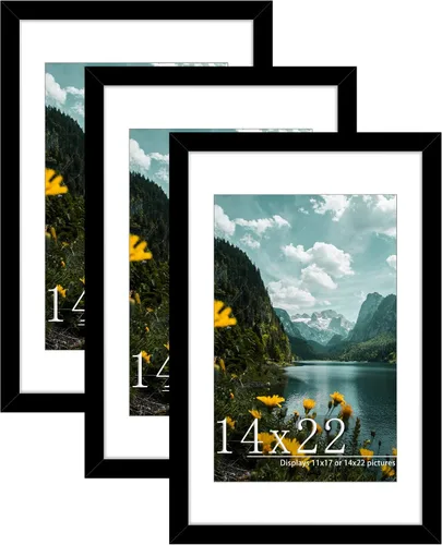 Vista 72 de Picrit Paquete de 3 portarretratos de 20 x 20 pulgadas, póster de 16 x 16 pulgadas con paspartú o de 20 x 20 pulgadas sin paspartú para montaje