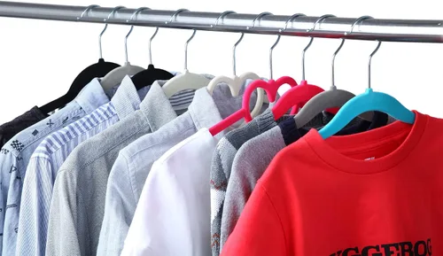 Vista 5 de Finnhomy ropa gancho de ropa para bebé y Kids 30-Pack de terciopelo antiderrapante colgador con 10 Clips de dedo