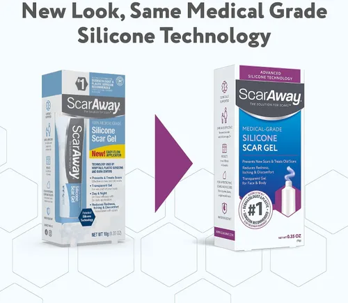 Vista 8 de ScarAway Gel de silicona 100% de grado médico para cicatrices de cara, cuerpo, quirúrgico, quemaduras, hipertrófico, queloides y tratamiento