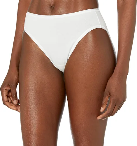 Vista 2 de Tienda Essentials - Ropa interior de algodón y de pierna alta para mujer (disponible en talla extragrande), paquete múltiple