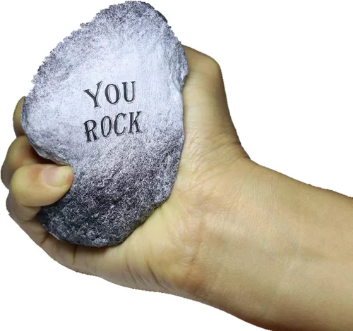 Vista 6 de You Rock - Bola de estrés para novia, marido, esposa, alivio del estrés motivacional para mejor amigo, día de San Valentín