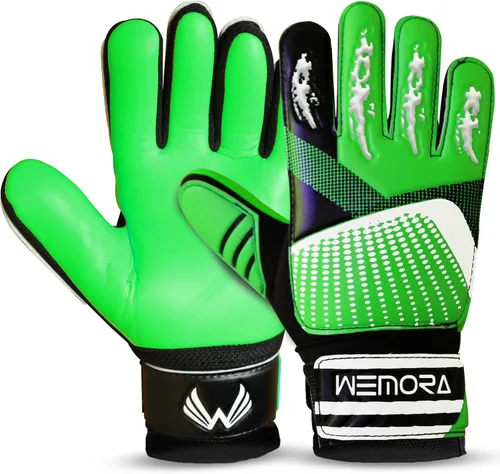 Vista 11 de Guantes de portero de fútbol para niños y jóvenes junior de 4mm antideslizantes con agarre fuerte en la palma