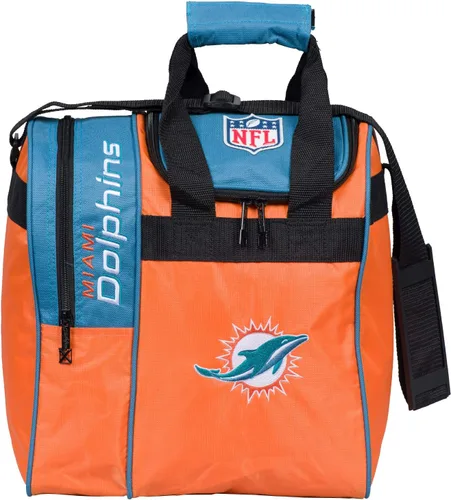 Vista 26 de KR Strikeforce Officially Licensed NFL Single Bowling Ball Tote Bag with Shoe Compartment