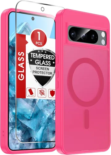 Vista 119 de LeYi Funda para teléfono Samsung-S23: protector de pantalla e imán MagSafe Púrpura