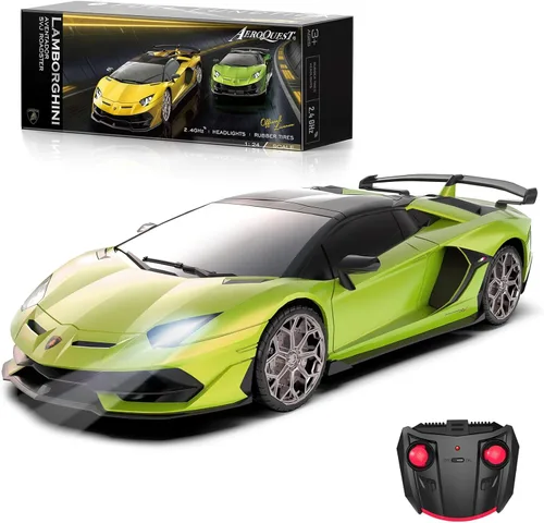 Vista 14 de AEROQUEST Audi - Auto de control remoto, a escala 1:24, eléctrico, deportivo, de carreras, pasatiempos, vehículo modelo Audi para niños y niñas, Azul