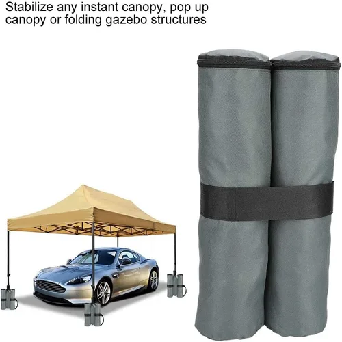Vista 4 de Bolsas de peso para tienda de campaña, pies de tienda de campaña, bolsa de peso para piernas, bolsa de arena Oxford, pesos para toldo, tienda