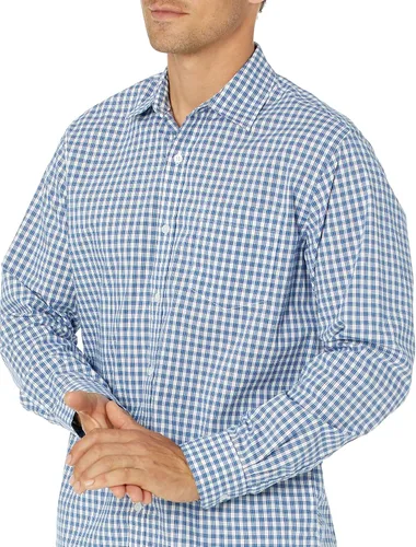 Vista 3 de Tienda Essentials Camisa de popelina para hombre, informal, de manga larga, con ajuste regular
