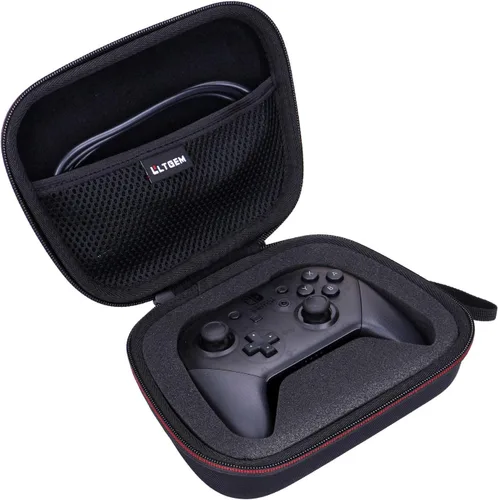 Vista 7 de Funda para mando Nintendo Switch Pro 2-negro