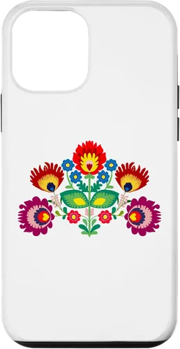 Vista 16 de iPhone 16 Polish Traditional Folk Pattern, Eastern Folklore Case