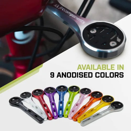 Vista 6 de JRC Components Amplitude - Soporte para computadora debajo de la barra compatible con computadoras Garmin Edge Bicicletas de carretera y grava