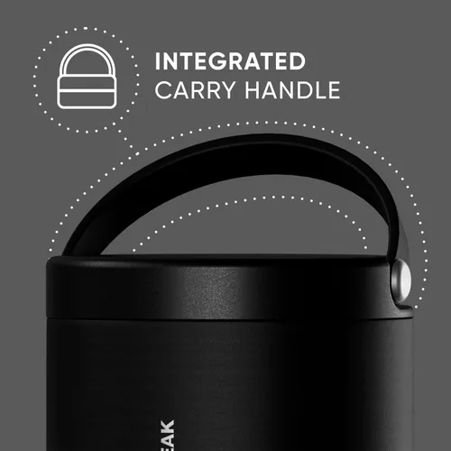 Vista 2 de Hydrapeak Tarro de alimentos aislado al vacío de acero inoxidable de 18 onzas para alimentos calientes y alimentos fríos, tarro de sopa a prueba