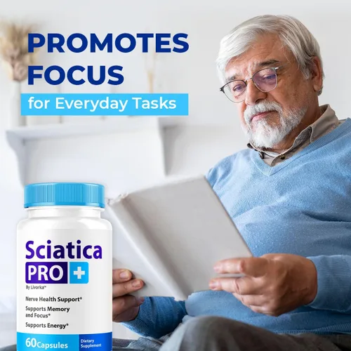 Vista 4 de Sciatica Pro Plus Cápsulas de Sciatica Pro Plus - Fórmula avanzada de apoyo de cápsula Sciatica Pro+, pastillas SciaticaPro Plus, vitaminas