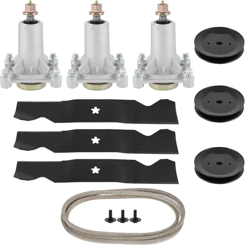 Vista 31 de SCITOO Kit de reconstrucción de cubierta, 42 piezas de cubierta de cortacésped compatible con Poulan Pro PP19A42 PB185A42 PB195H42LT PB20H42YT, 1
