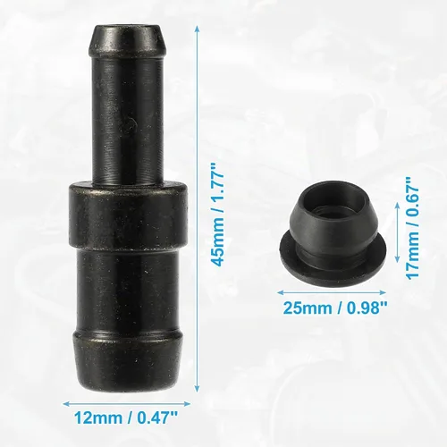 Vista 5 de uxcell Kit de juntas de válvula PCV Accesorios de válvula de ventilación positiva del cárter para Toyota 4Runner 3.0L 1990-1995