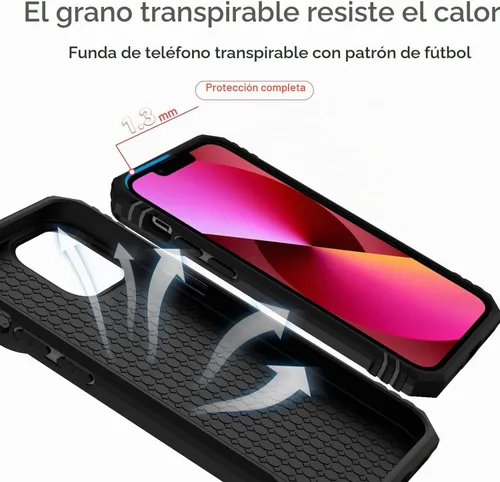 Vista 7 de Funda magnética compatible con iPhone 13 Pro Max de 6.7 pulgadas, funda magnética para iPhone 13 Pro Max con cubierta de cámara y soporte de grado