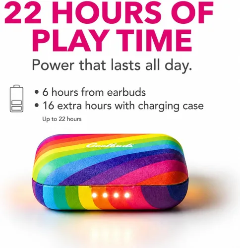 Vista 4 de Auriculares Bluetooth inalámbricos verdaderos, auriculares con cancelación de ruido con micrófono y controles táctiles, funda de carga de batería