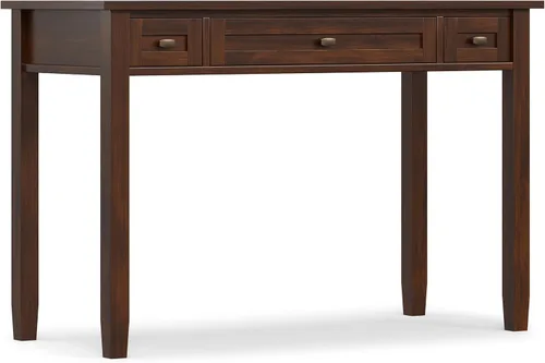 Vista 16 de SIMPLIHOME Warm Shaker - Juego de 2 piezas para oficina en casa, escritorio de madera maciza de 48 pulgadas Marrón castaño