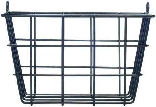 Vista 7 de Gourmet Basics by Mikasa General Store - Cesta de almacenamiento de frutas de metal de 2 niveles, color negro antiguo