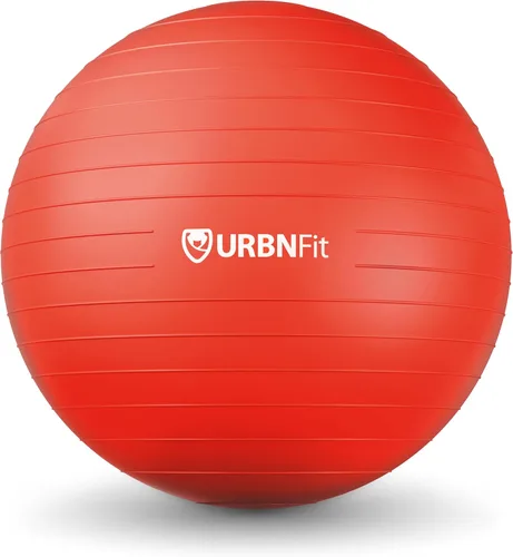 Vista 13 de URBNFit - Pelota de ejercicio, entrenamiento y yoga en varios tamaños, pelota para embarazo y estabilidad, antiestallido, incluye bomba de inflado