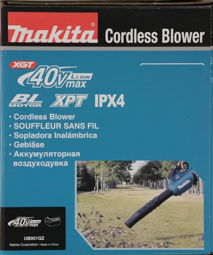 Vista 20 de Makita UB001GZ 40V Max Li-ion XGT Soplador sin escobillas – Baterías y Cargadores No Incluidos Azul