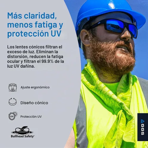 Vista 6 de GGS Sawfish Sunglasses with Anti-Fog, Scratch-Resistant Lenses Lente de tinte variable