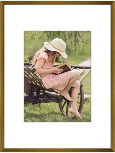 Vista 23 de Frametory, Portarretratos de aluminio negro de 6 x 8 pulgadas, juego de 1, ideal para mostrar fotos de 5 x 7 con paspartú o 6 x 8 sin paspartú