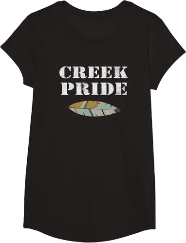 Vista 5 de Creek Native American Pride - Camiseta, Negro, S