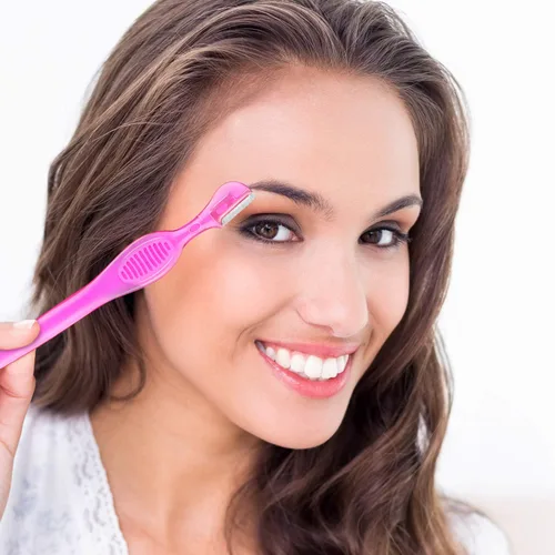Vista 7 de 30 piezas de afeitadora Dermaplane para mujeres, afeitadora con cubierta de precisión, herramienta de dermaplaning exfoliante multiusos, depilación