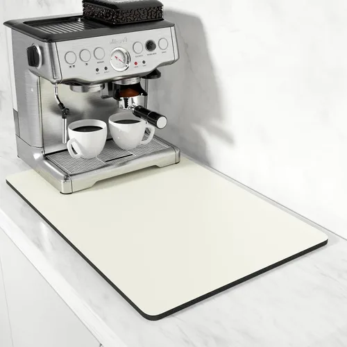 Vista 15 de Rnivvi Tapete de secado de platos para encimera de cocina, 16 x 18 pulgadas, bonita almohadilla de secado absorbente resistente al calor con goma