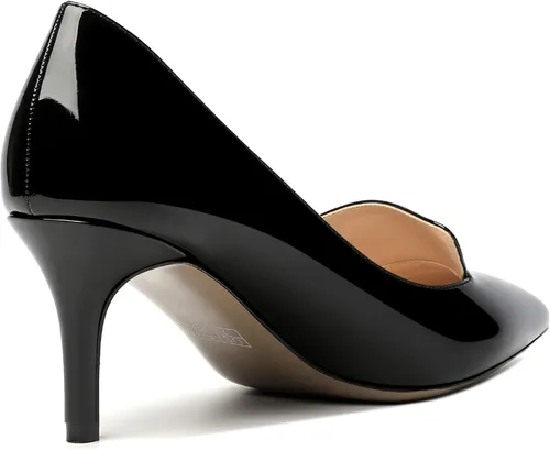Vista 5 de ROSERWISH Zapatos de vestir de tacón alto para mujer, con puntera puntiaguda, para oficina, zapatos de vestir de 2.5 pulgadas