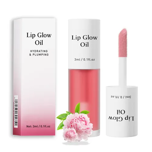 Vista 10 de Aceite de labios coreano – Aceite de brillo labial sabor afrutado, hidratante y nutritivo taza antiadherente, brillo labial transparente para labios