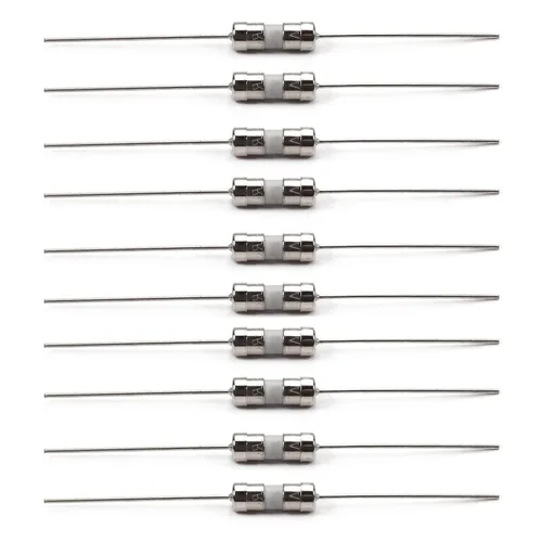 Vista 7 de Bettomshin 20 fusibles de plomo axial de tubo de cerámica T1A de 250 V, 0.142 x 0.394 in/0.14 x 0.39 pulgadas, fusible de fusión lenta de retardo