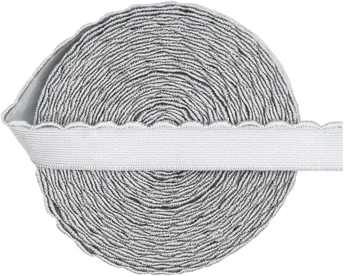 Vista 13 de DIY PARK 5 Yarda 1/2 "0.512 in Brillante Nylon Felpa Elástico Spandex Banda Hombro Correas Sujetador Correa Ropa Interior Lencería Costura Trim Negro