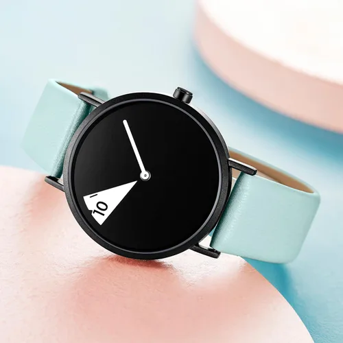 Vista 6 de SHENGKE Reloj de moda Simple Decente Casual Moda Reloj de Cuarzo (Menos es Más) Reloj